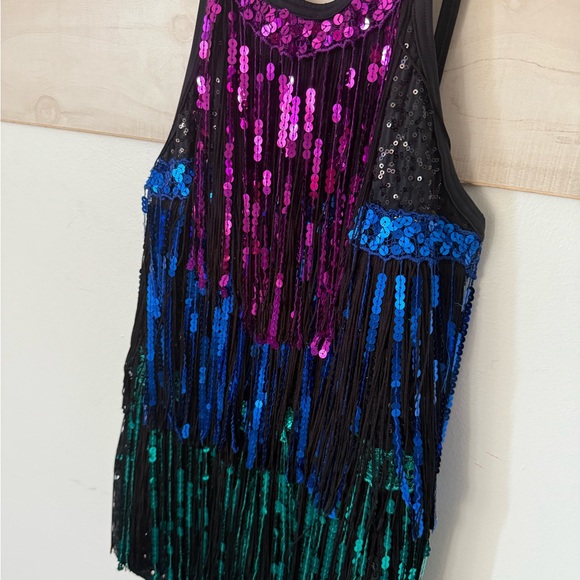 Weissman Boom Boom fringe sequin jazz costume, MA - Picture 5 of 7